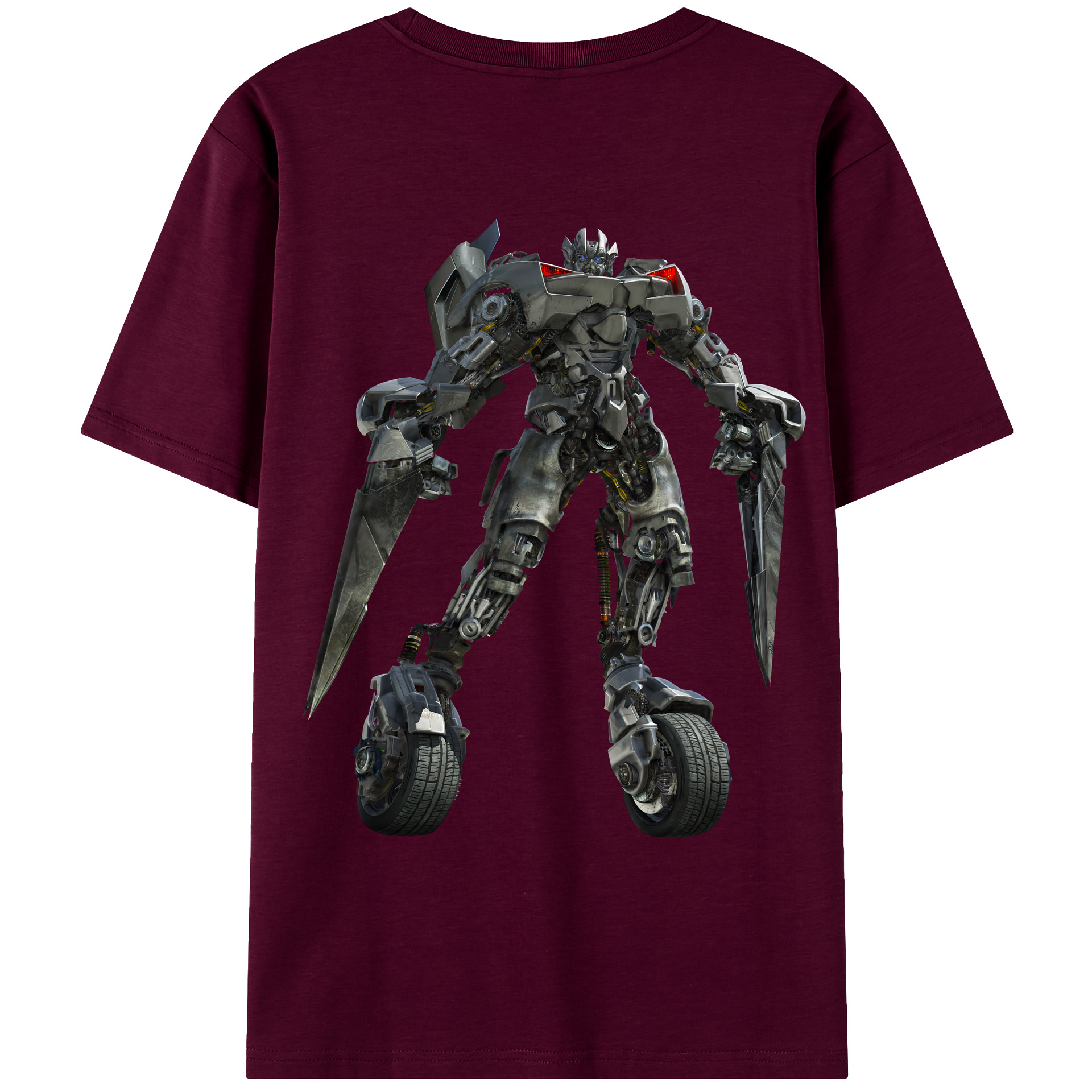 （画像用） Transformers トランスフォーマー レディース半袖Tシャツ(バックプリント)